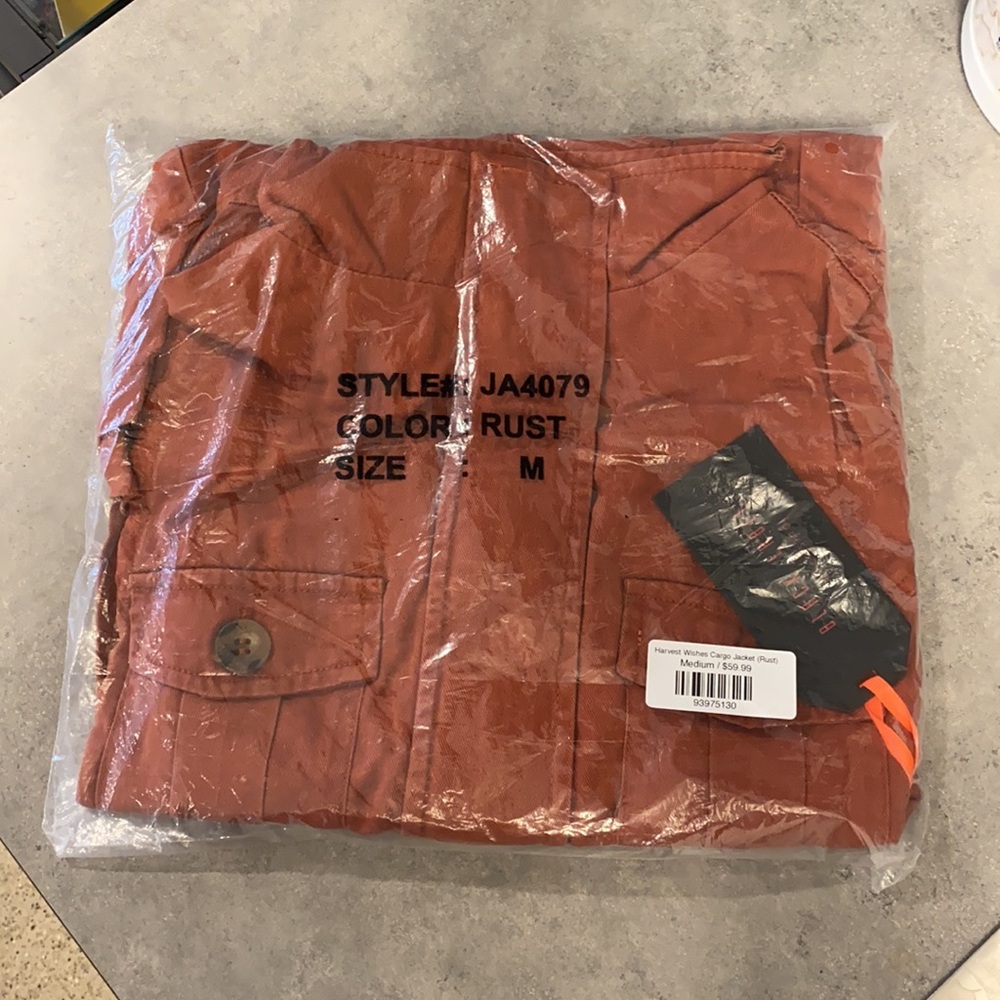 NEW Rust cargo jacket - Picture 7 of 7